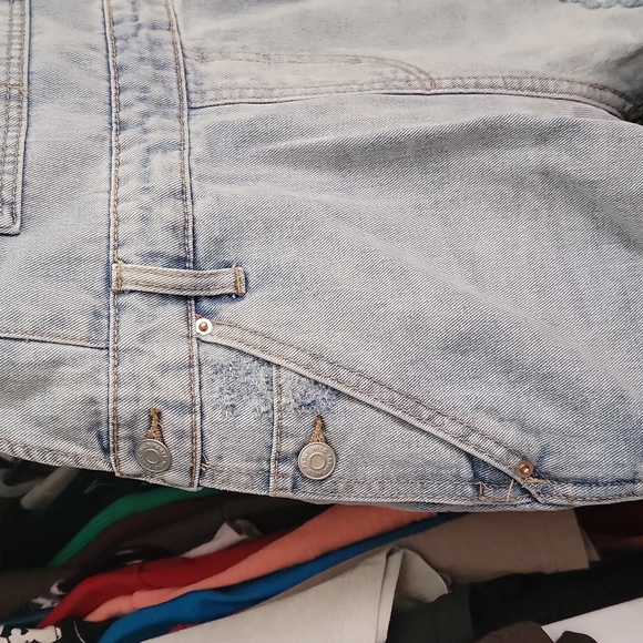 NWT Light Blue Wild Fable Distressed Overalls - Picture 2 of 9